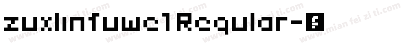 zuxlinfuwe1 Regular字体转换